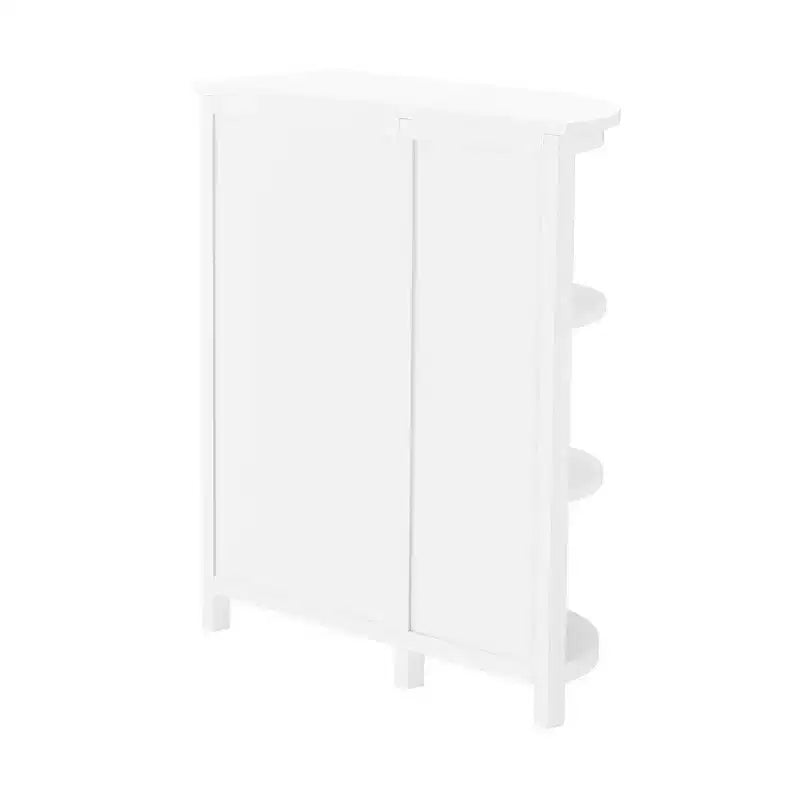 Meuble de rangement Dover Deluxe avec étagères Blanc