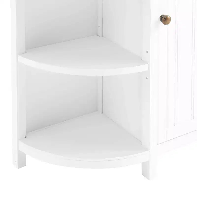 Meuble de rangement Dover Deluxe avec étagères Blanc