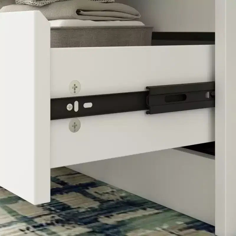 Commode Moderne 12 Tiroirs Design Minimaliste Poignées Discrètes