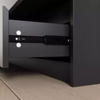 Commode Moderne 12 Tiroirs Design Minimaliste Poignées Discrètes