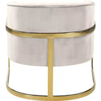Fauteuil en velours Carter