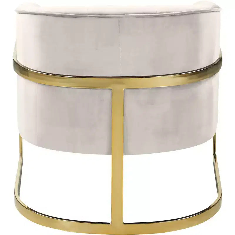 Fauteuil en velours Carter