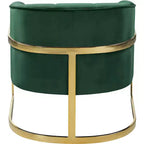 Fauteuil en velours Carter