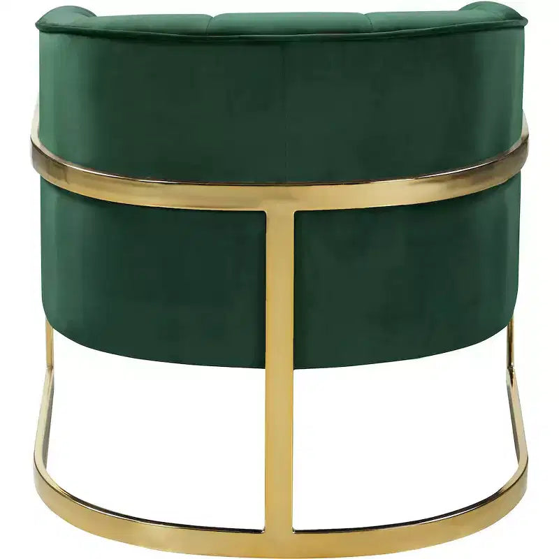 Fauteuil en velours Carter