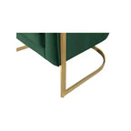 Fauteuil en velours Carter