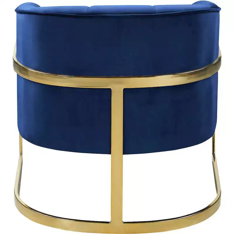 Fauteuil en velours Carter