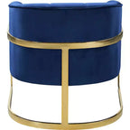 Fauteuil en velours Carter