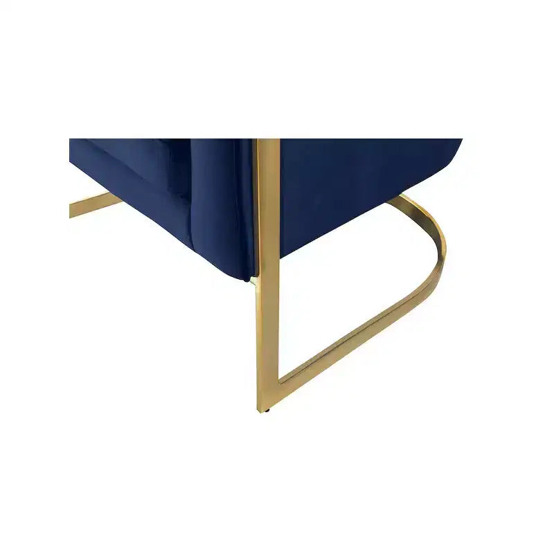 Fauteuil en velours Carter