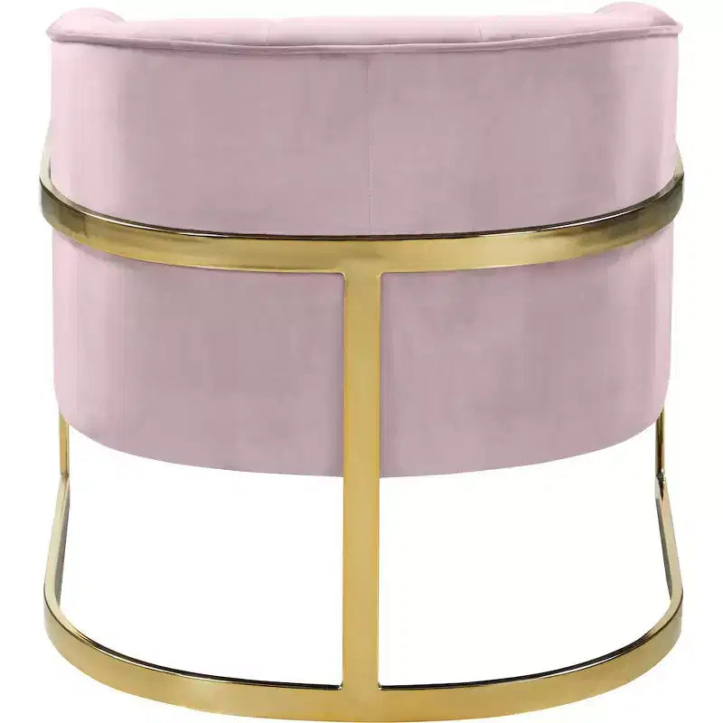 Fauteuil en velours Carter
