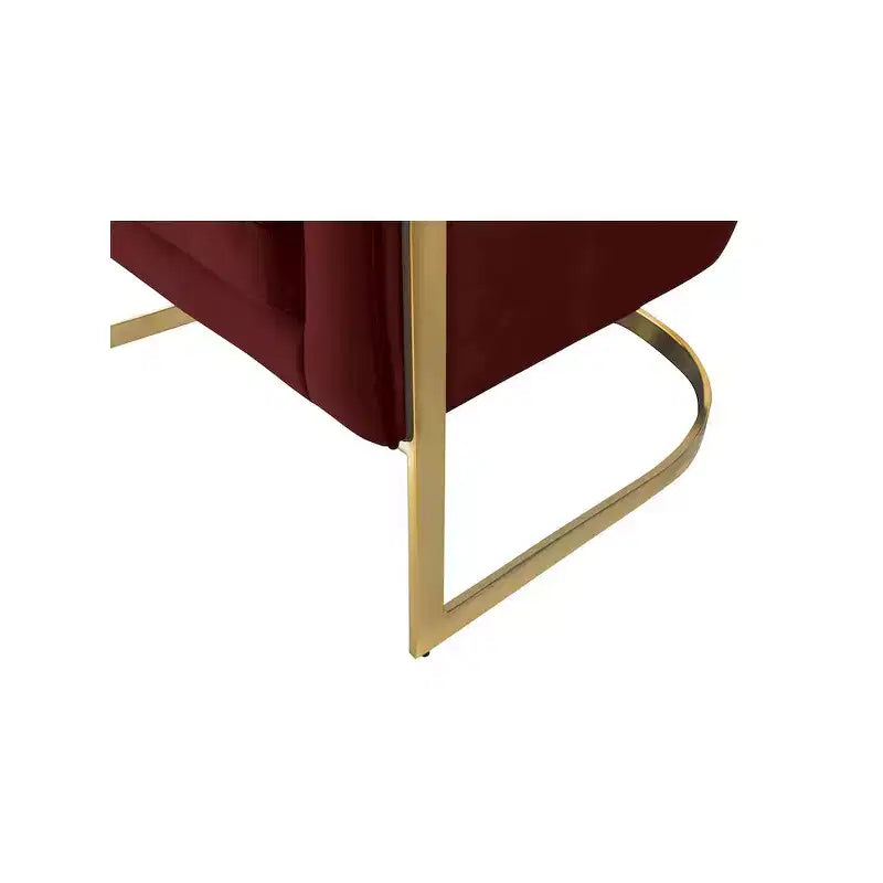 Fauteuil en velours Carter