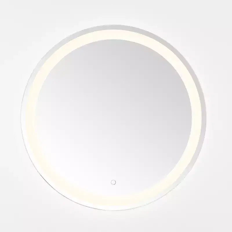 Miroir rond à LED en aluminium de 30 po