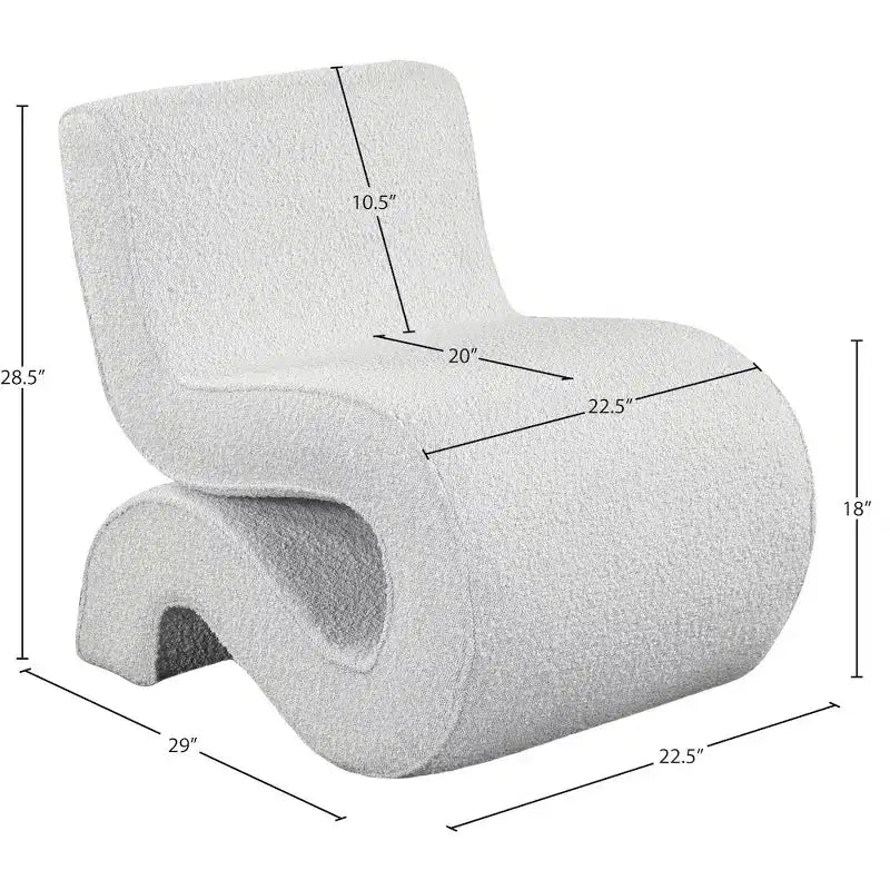 Fauteuil d'appoint en tissu