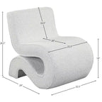 Fauteuil d'appoint en tissu