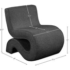 Fauteuil d'appoint en tissu