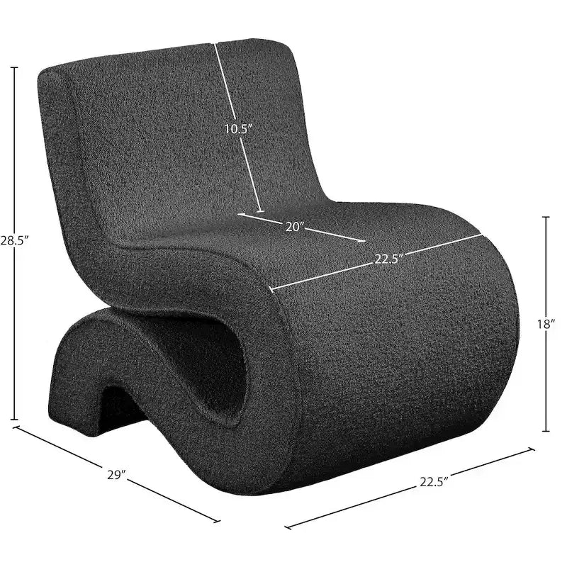 Fauteuil d'appoint en tissu