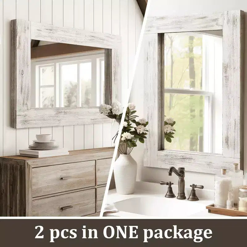 Miroir mural rectangulaire pleine longueur en bois couleur anthracite (sans support) 71 x 31 x 2