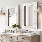 Miroir mural rectangulaire pleine longueur en bois couleur anthracite (sans support) 71 x 31 x 2