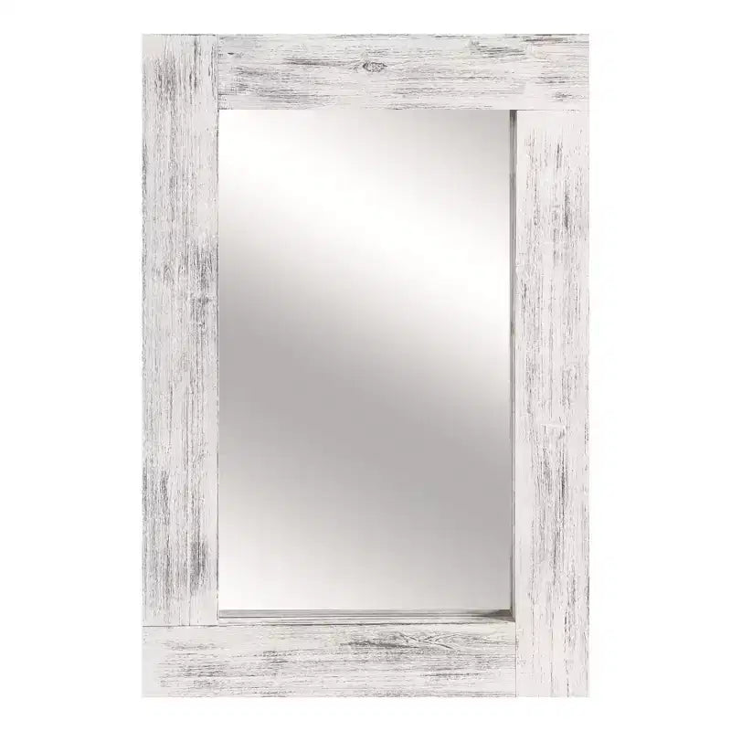 Miroir mural rectangulaire pleine longueur en bois couleur anthracite (sans support) 71 x 31 x 2