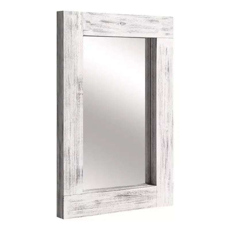Miroir mural rectangulaire pleine longueur en bois couleur anthracite (sans support) 71 x 31 x 2