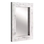 Miroir mural rectangulaire pleine longueur en bois couleur anthracite (sans support) 71 x 31 x 2