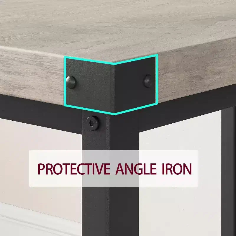 Ensemble table à manger pour 4 personnes avec 2 bancs