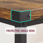 Ensemble table à manger pour 4 personnes avec 2 bancs