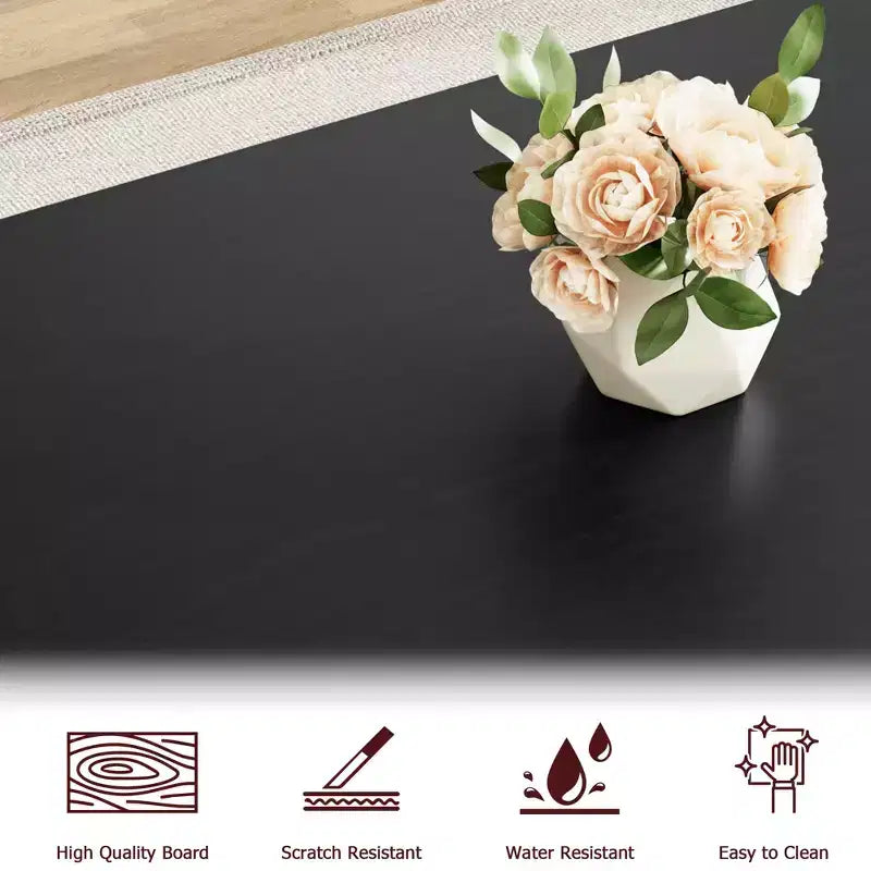 Table de cuisine avec 2 bancs, ensemble table à manger pour 4, ensemble table de salle à manger peu encombrant, gain de place pour cuisine, salle à manger, appartement