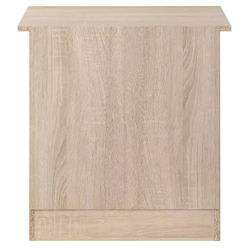 Table de chevet en bois rectangulaire jaune avec 3 tiroirs, 23 po H x 22 po L, pour salon et chambre