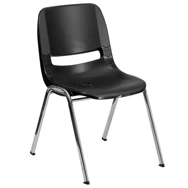 Flash Furniture HERCULES Series 440 lb. Capacity Kid's Ergonomic Shell Stack Chair with 14 Seat Height