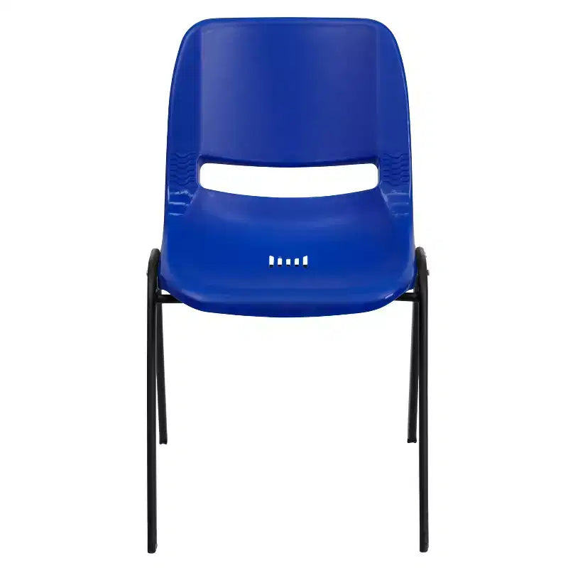 Chaise empilable ergonomique pour enfant HERCULES Série 440 lb. avec coque et hauteur d'assise de 14 po