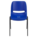 Chaise empilable ergonomique pour enfant HERCULES Série 440 lb. avec coque et hauteur d'assise de 14 po