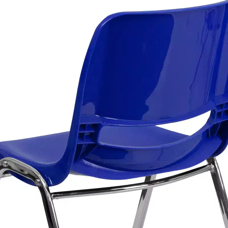 Chaise empilable ergonomique pour enfant HERCULES Série 440 lb. avec coque et hauteur d'assise de 14 po