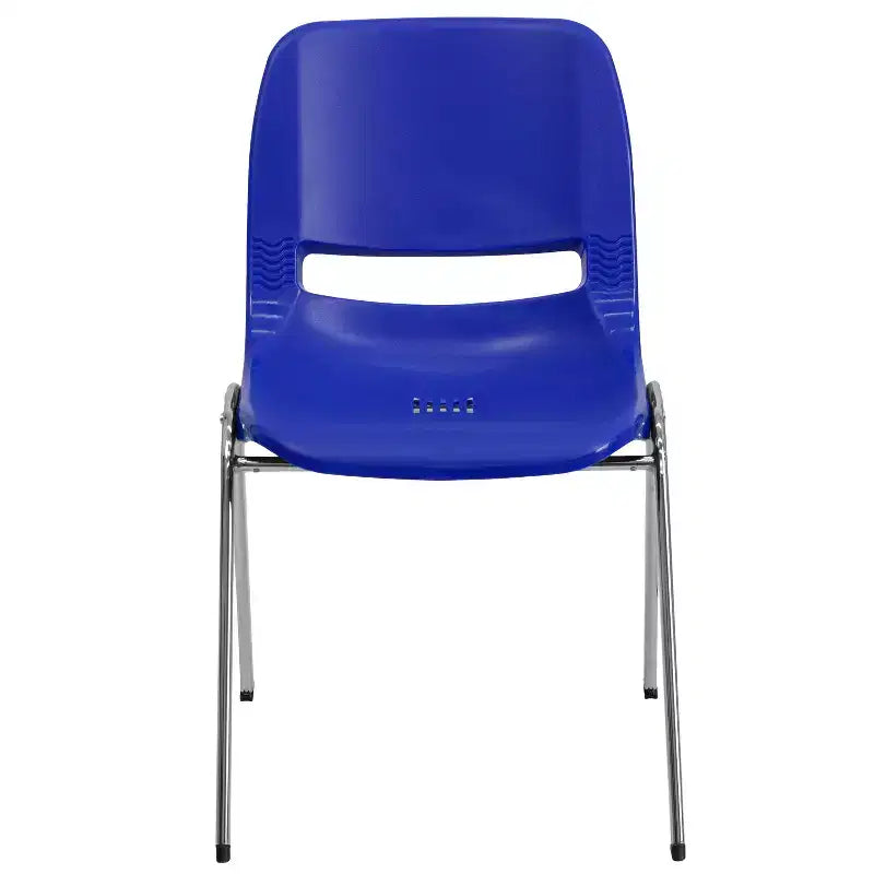Chaise empilable ergonomique pour enfant HERCULES Série 440 lb. avec coque et hauteur d'assise de 14 po