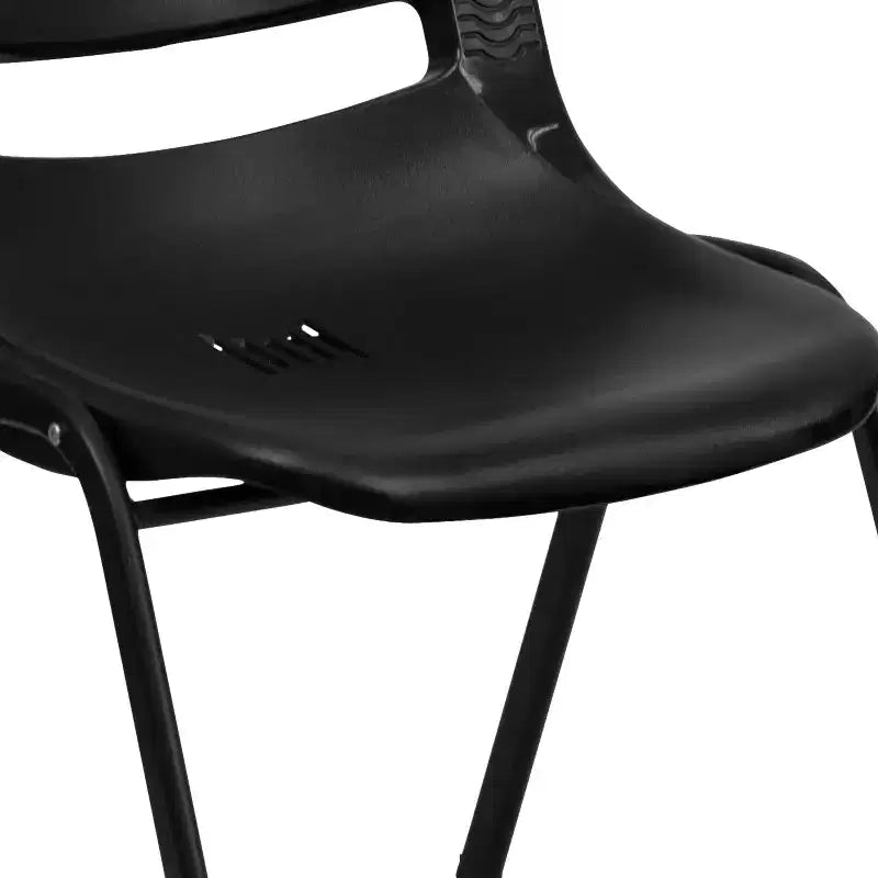 Chaise empilable ergonomique pour enfant HERCULES Série 440 lb. avec coque et hauteur d'assise de 14 po