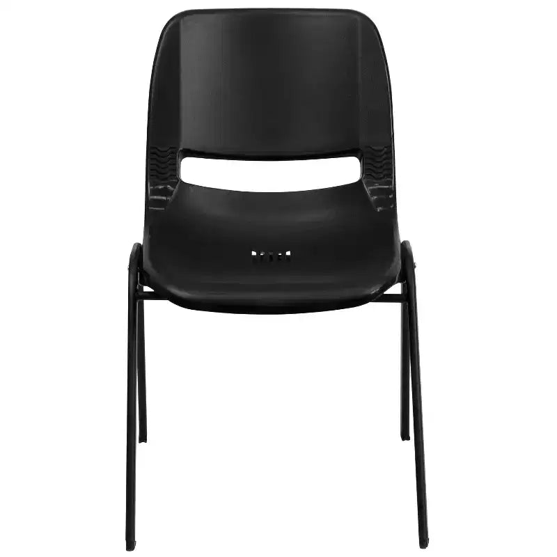 Chaise empilable ergonomique pour enfant HERCULES Série 440 lb. avec coque et hauteur d'assise de 14 po