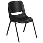 Chaise empilable ergonomique pour enfant HERCULES Série 440 lb. avec coque et hauteur d'assise de 14 po