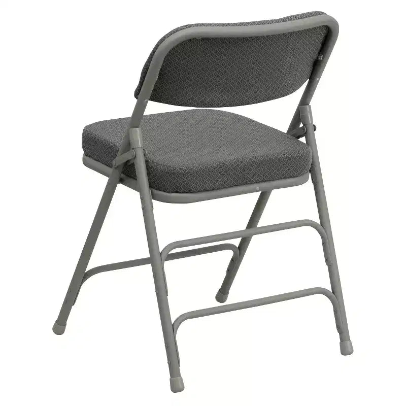Chaises pliantes en métal HERCULES avec sièges rembourrés