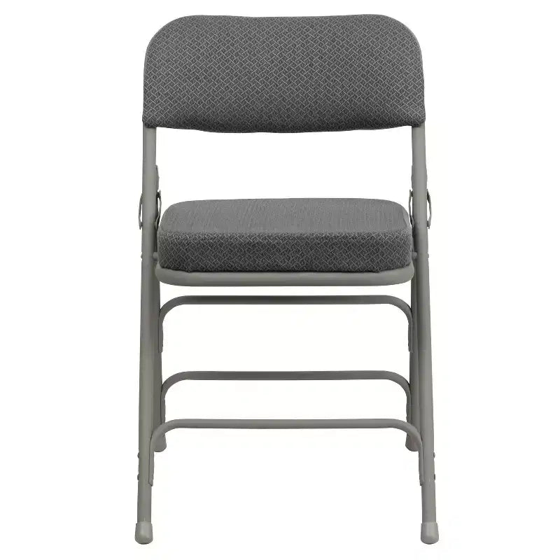 Chaises pliantes en métal HERCULES avec sièges rembourrés