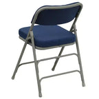 Chaises pliantes en métal HERCULES avec sièges rembourrés