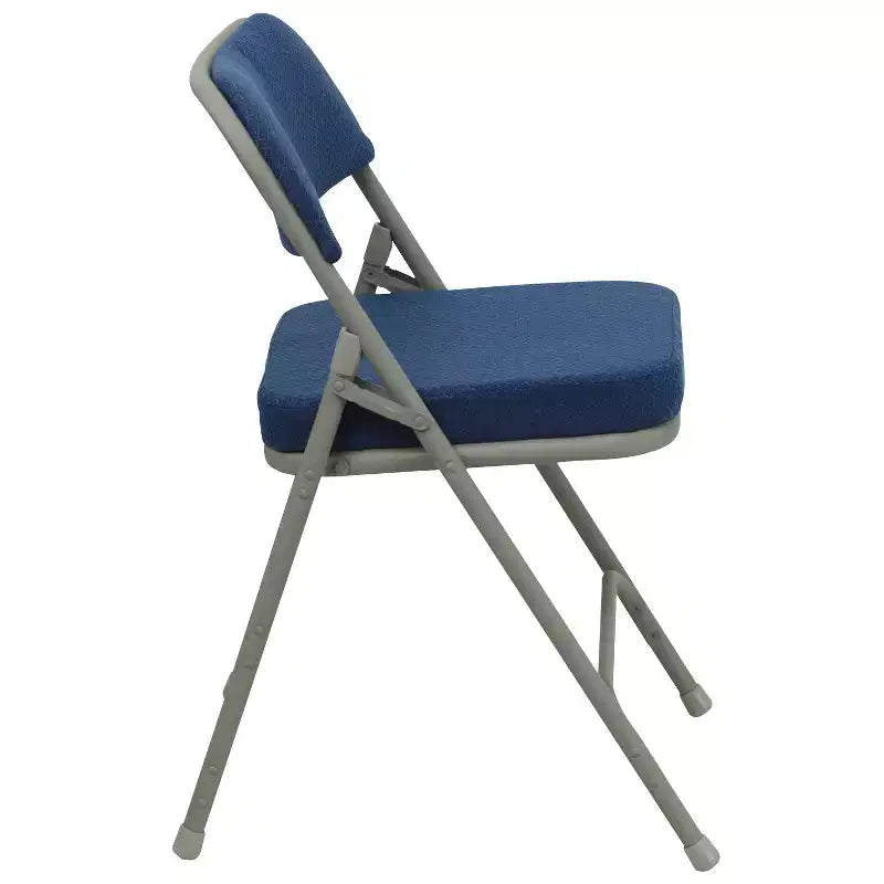 Chaises pliantes en métal HERCULES avec sièges rembourrés