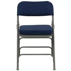 Chaises pliantes en métal HERCULES avec sièges rembourrés