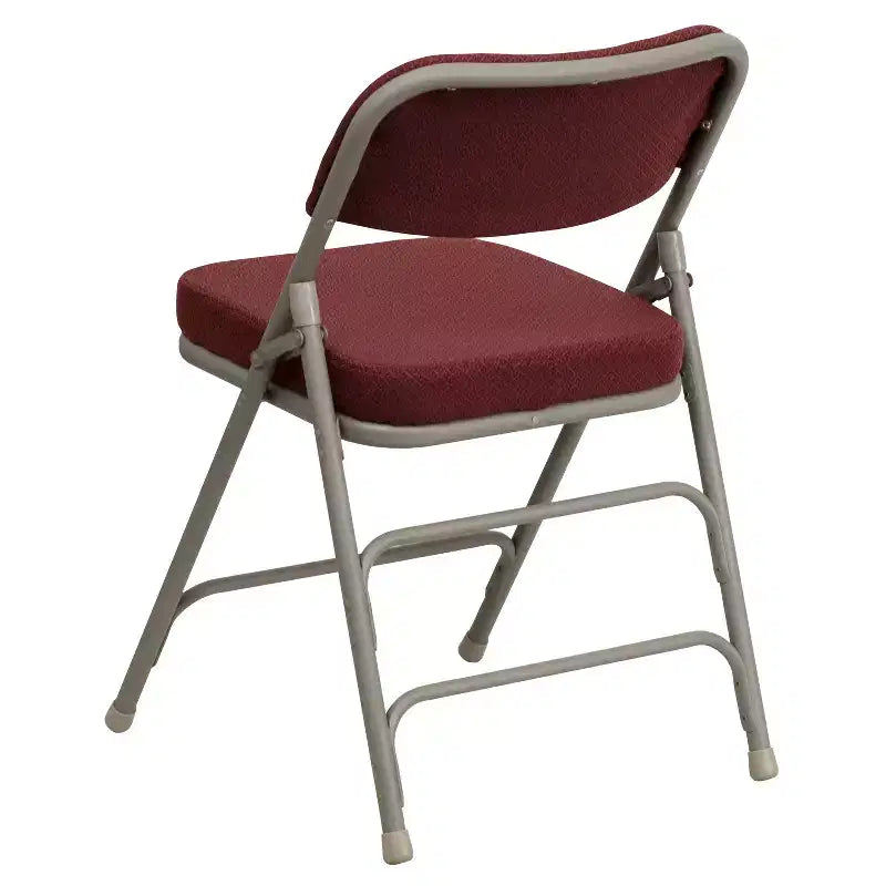 Chaises pliantes en métal HERCULES avec sièges rembourrés