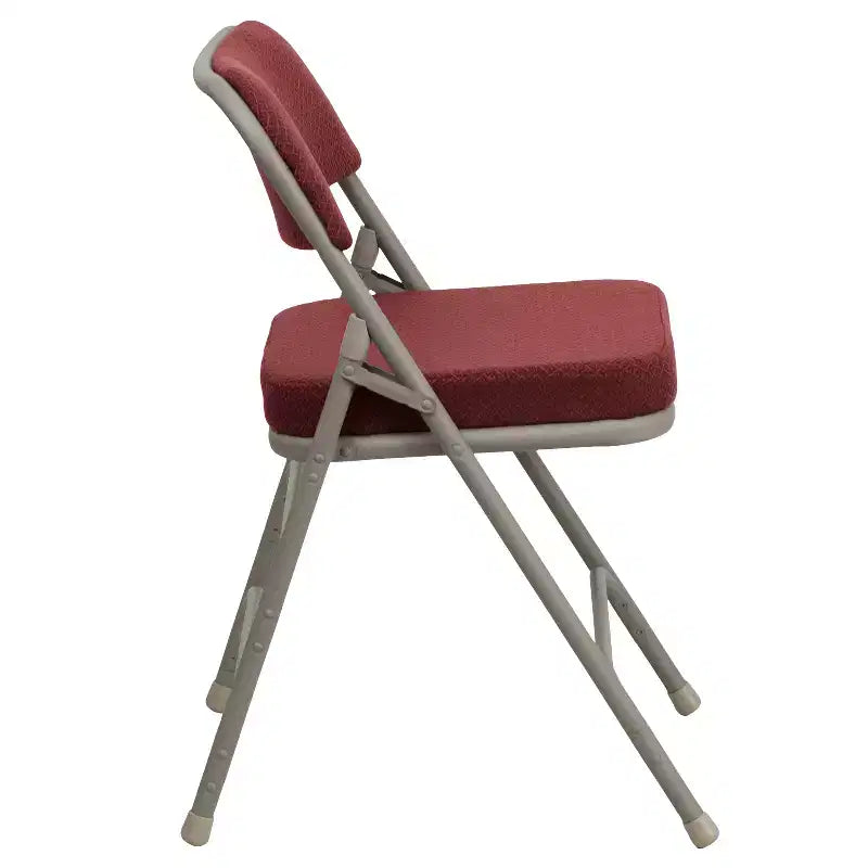 Chaises pliantes en métal HERCULES avec sièges rembourrés