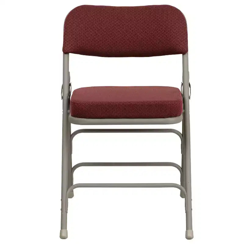 Chaises pliantes en métal HERCULES avec sièges rembourrés