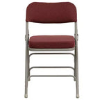 Chaises pliantes en métal HERCULES avec sièges rembourrés