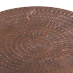 Table d'appoint de rangement en métal