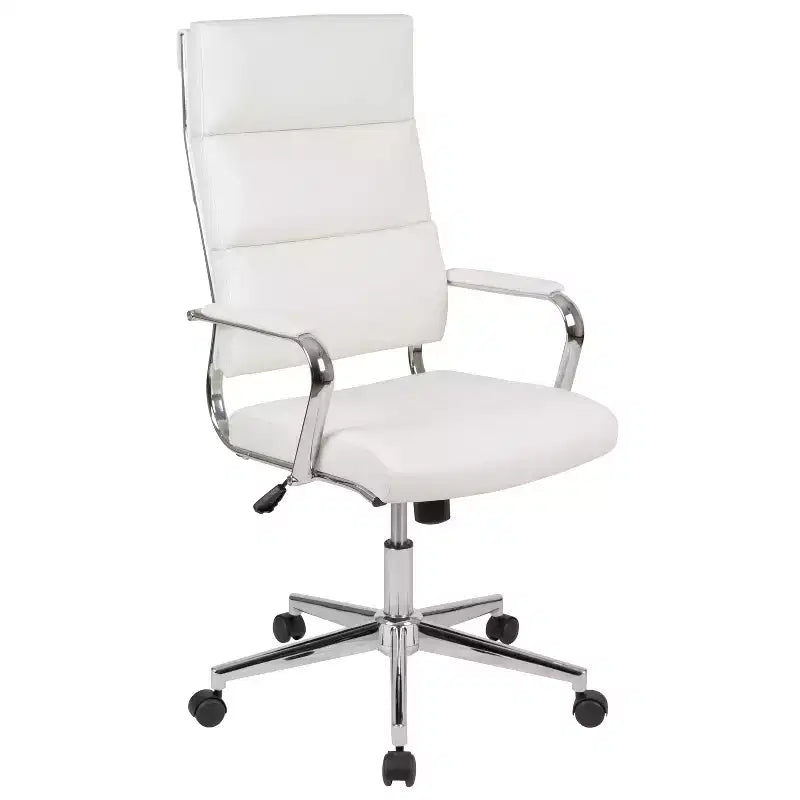 Emma and Oliver High Back LeatherSoft Contemporary Panel Executive Swivel Office Chair