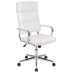 Emma and Oliver High Back LeatherSoft Contemporary Panel Executive Swivel Office Chair
