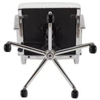 Fauteuil de bureau de direction pivotant contemporain en similicuir avec dossier haut